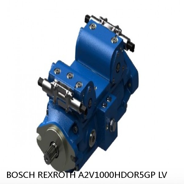 A2V1000HDOR5GP LV BOSCH REXROTH A2V Variable Displacement Pumps