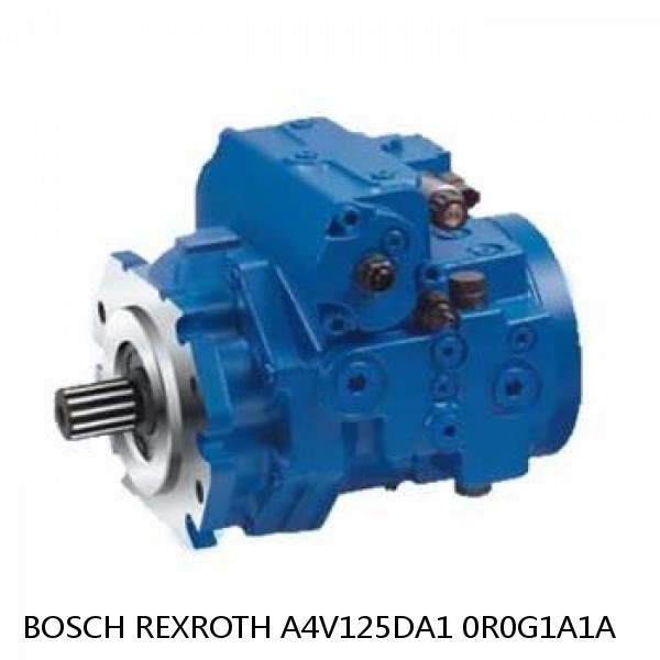 A4V125DA1 0R0G1A1A BOSCH REXROTH A4V Variable Pumps