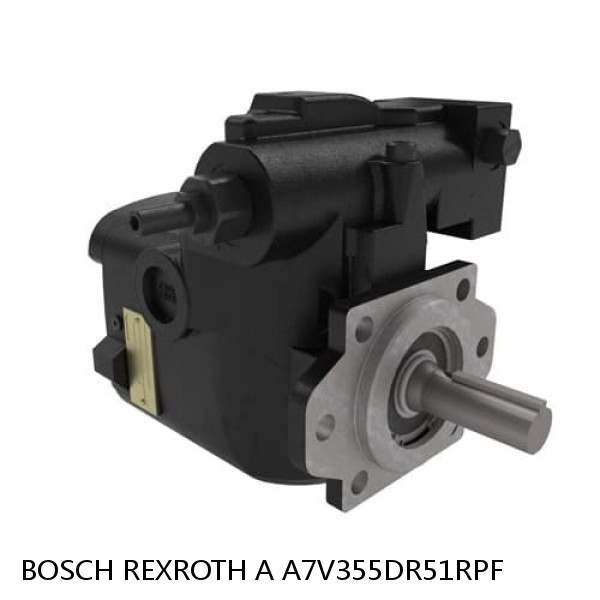 A A7V355DR51RPF BOSCH REXROTH A7V HYDRAULIC PISTON PUMP