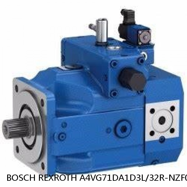 A4VG71DA1D3L/32R-NZF02F021SH BOSCH REXROTH A4VG Variable Displacement Pumps #1 image