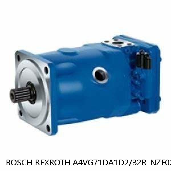 A4VG71DA1D2/32R-NZF02F021SH BOSCH REXROTH A4VG Variable Displacement Pumps #1 image