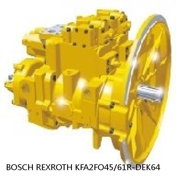 KFA2FO45/61R-DEK64 BOSCH REXROTH KFA2FO HYDRAULIC PISTON PUMP #1 image